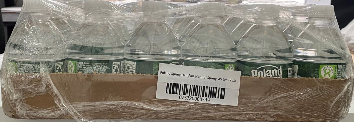 Poland Spring Half Pint Natural Spring Water 12 pk